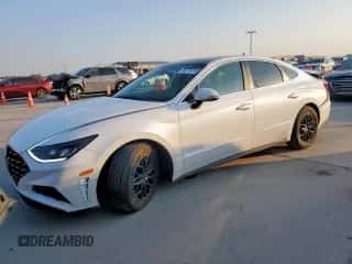 2021 Hyundai Sonata SEL z VIN 5NPEF4JAXMH072562, wystawiony jako Copart lot #80775755 z przebiegiem 89 946 mil mil oraz Szkoda całkowita • Salvage title. Historia ofert i sprzedaży dostępna na DreamBid. Obrazek 1.