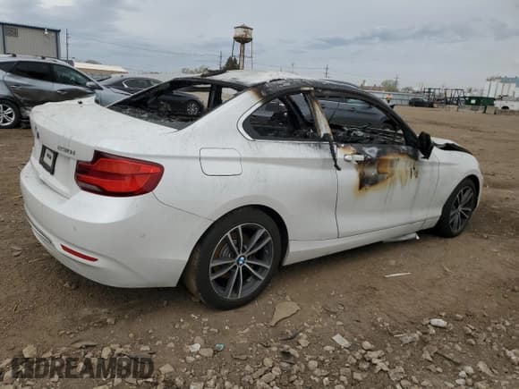 ✅ 2019 BMW 2 Series 230i xDrive • VIN: WBA2J3C57KVD49337 • Lot: 55321125. Wystawiony na Copart z przebiegiem Nie podano. Bezpłatny archiwum sprzedaży aukcyjnych z USA i szczegółowy raport historii pojazdu na DreamBid. Zdjęcie 3.