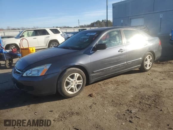 ✅ 2007 Honda Accord EX-L • VIN: 1HGCM56827A119315 • Lot: 92388155. Listed on Copart with 152,910 mi. Free auction sales archive from the USA and detailed vehicle history report at DreamBid. Image 1.