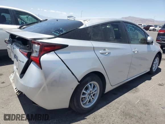 2021 Toyota Prius L Eco with VIN JTDKAMFU3M3148283, listed as a Copart auction lot 58578225 with 89,944 mi miles and Salvage title. Bid and sale history available at DreamBid. Image 3.