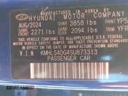 ✅ 2025 Hyundai Elantra SEL Convenience • VIN: KMHLS4DG4SU873313 • Lot: 43651234. Listed on IAAI with 30,878 mi. Free auction sales archive from the USA and detailed vehicle history report at DreamBid. Image 9.