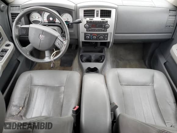 2006 Dodge Dakota Laramie with VIN 1D7HE58N06S641184, listed as a Copart auction lot 43596945 with 173,809 mi miles and Salvage title. Bid and sale history available at DreamBid. Image 8.