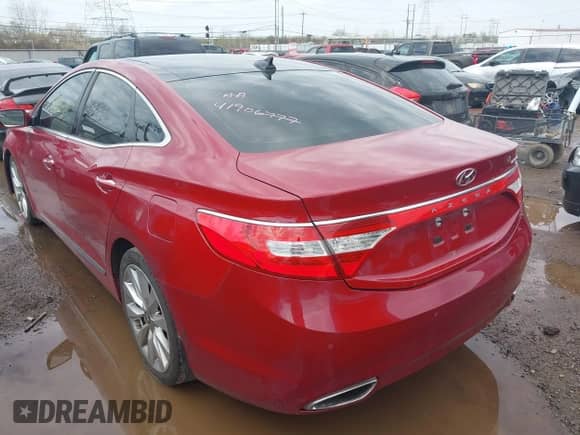 2014 Hyundai Azera Limited с VIN KMHFH4JG9EA419547, выставлен на аукционе IAAI как лот 41906777 с пробегом 134 100 миль миль и . История ставок и продаж доступна на DreamBid. Изображение 3.