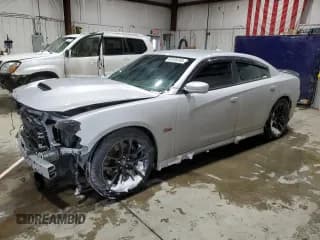 ✅ 2021 Dodge Charger Scat Pack • VIN: 2C3CDXGJ7MH561679 • Лот: 45149745. Опубликован ранее на Copart с пробегом 34 143 миль. Бесплатный доступ к архиву аукционных продаж из США и подробный отчёт об истории автомобиля на DreamBid. Изображение 1.