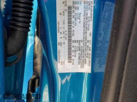 ✅ 2016 Ford Focus SE • VIN: 1FADP3K2XGL249918 • Lot: 93375315. Wystawiony na Copart z przebiegiem 37 759 mil. Bezpłatny archiwum sprzedaży aukcyjnych z USA i szczegółowy raport historii pojazdu na DreamBid. Zdjęcie 12.