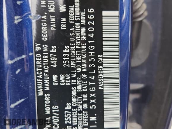 ✅ 2017 Kia Optima LX • VIN: 5XXGT4L35HG140266 • Lot: 93641915. Listed on Copart with 114,320 mi. Free auction sales archive from the USA and detailed vehicle history report at DreamBid. Image 12.