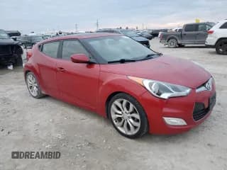 ✅ 2013 Hyundai Veloster w/Black Int • VIN: KMHTC6AD7DU100826 • Lot: 87654015. Listed on Copart with 143,558 mi. Free auction sales archive from the USA and detailed vehicle history report at DreamBid. Image 4.