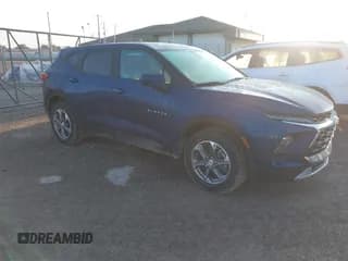 ✅ 2023 Chevrolet Blazer LT • VIN: 3GNKBHR40PS157190 • Lot: 43087884. Listed on IAAI with 69,637 mi. Free auction sales archive from the USA and detailed vehicle history report at DreamBid. Image 1.