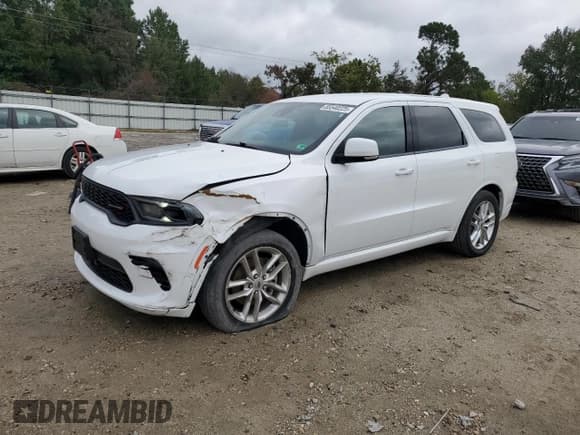 ✅ 2022 Dodge Durango GT Plus • VIN: 1C4RDJDG4NC198595 • Lot: 85540225. Listed on Copart with 38,891 mi. Free auction sales archive from the USA and detailed vehicle history report at DreamBid. Image 1.