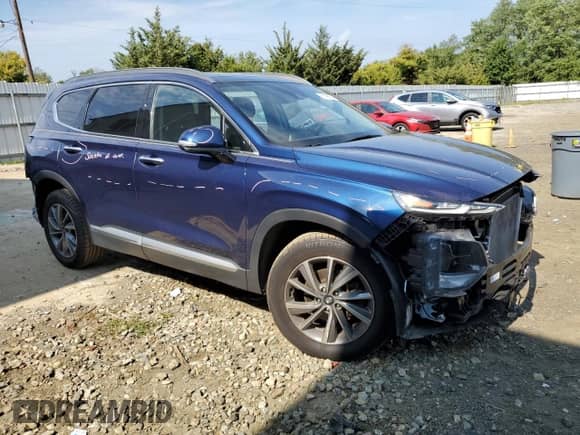 2020 Hyundai Santa Fe SEL with VIN 5NMS3CAD0LH226711, listed as a Copart auction lot 81456785 with 62,087 mi miles and Salvage title. Bid and sale history available at DreamBid. Image 4.