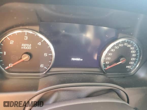 2020 Chevrolet Tahoe Premier with VIN 1GNSKCKC5LR114403, listed as a Copart auction lot 65006725 with 76,492 mi miles and Salvage title. Bid and sale history available at DreamBid. Image 9.