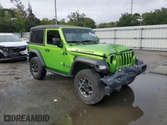 ✅ 2020 Jeep Wrangler Sport S • VIN: 1C4GJXAN5LW154901 • Lot: 84963735. Listed on Copart with 76,329 mi. Free auction sales archive from the USA and detailed vehicle history report at DreamBid. Image 4.