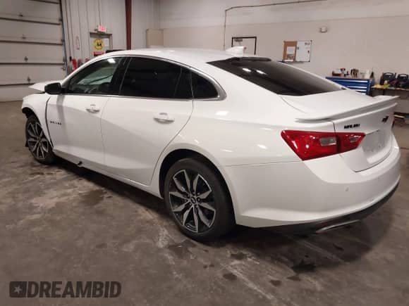 2024 Chevrolet Malibu RS with VIN 1G1ZG5ST2RF111398, listed as a IAAI auction lot 43260909 with 44,444 mi miles and . Bid and sale history available at DreamBid. Image 3.