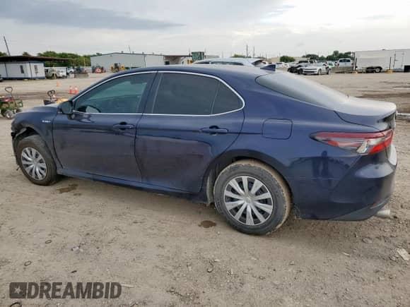 2021 Toyota Camry Hybrid LE with VIN 4T1C31AK1MU567533, listed as a Copart auction lot 71048195 with 126,793 mi miles and Salvage title. Bid and sale history available at DreamBid. Image 2.