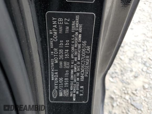 ✅ 2007 Hyundai Accent GS • VIN: KMHCM36C37U006166 • Лот: 86097025. Опубликован ранее на Copart с пробегом 122 352 миль. Бесплатный доступ к архиву аукционных продаж из США и подробный отчёт об истории автомобиля на DreamBid. Изображение 12.