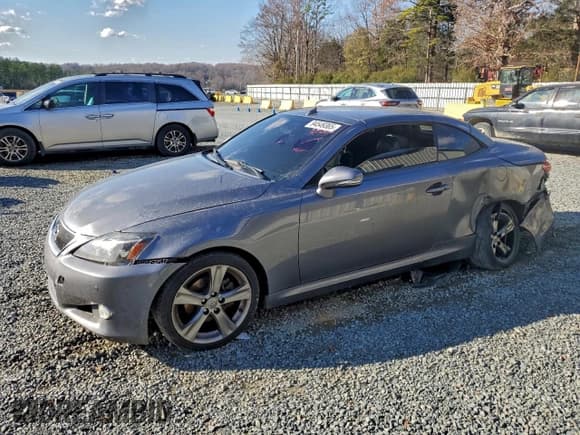 ✅ 2012 Lexus IS 250 C • VIN: JTHFF2C23C2526678 • Lot: 94549365. Wystawiony na Copart z przebiegiem 155 163 mil. Bezpłatny archiwum sprzedaży aukcyjnych z USA i szczegółowy raport historii pojazdu na DreamBid. Zdjęcie 1.