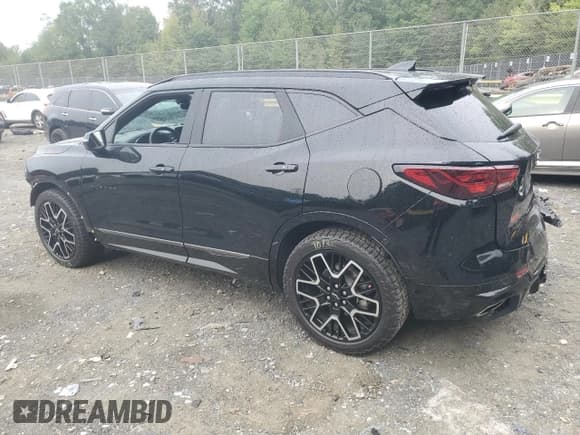 ✅ 2023 Chevrolet Blazer RS • VIN: 3GNKBKRS9PS225059 • Lot: 81890315. Listed on Copart with 37,512 mi. Free auction sales archive from the USA and detailed vehicle history report at DreamBid. Image 2.
