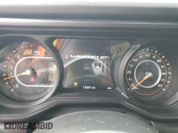 ✅ 2024 Jeep Wrangler Sport S • VIN: 1C4PJXDG1RW297253 • Lot: 56975975. Listed on Copart with 17,897 mi. Free auction sales archive from the USA and detailed vehicle history report at DreamBid. Image 9.