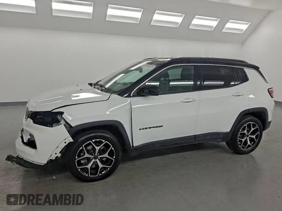 ✅ 2025 Jeep Compass Limited • VIN: 3C4NJDCN5ST514112 • Lot: 95560105. Listed on Copart with 34,832 mi. Free auction sales archive from the USA and detailed vehicle history report at DreamBid. Image 1.