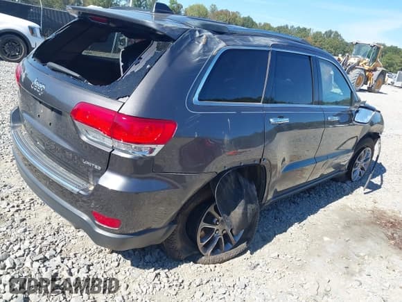 ✅ 2014 Jeep Grand Cherokee Limited • VIN: 1C4RJEBG7EC255892 • Lot: 43503291. Listed on IAAI with 110,339 mi. Free auction sales archive from the USA and detailed vehicle history report at DreamBid. Image 4.