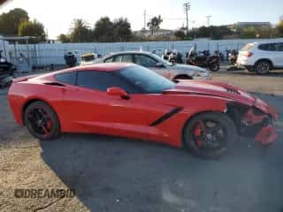 2014 Chevrolet Corvette Z51 3LT с VIN 1G1YL2D79E5104468, выставлен на аукционе Copart как лот 73684144 с пробегом 105 354 миль миль и Списание • Salvage title. История ставок и продаж доступна на DreamBid. Изображение 4.