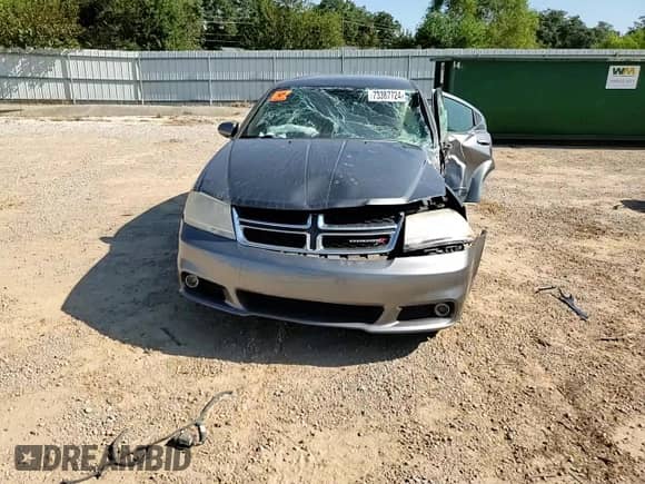 2013 Dodge Avenger SXT with VIN 1C3CDZCB7DN562493, listed as a Copart auction lot 73387724 with Not provided miles and Salvage title. Bid and sale history available at DreamBid. Image 10.