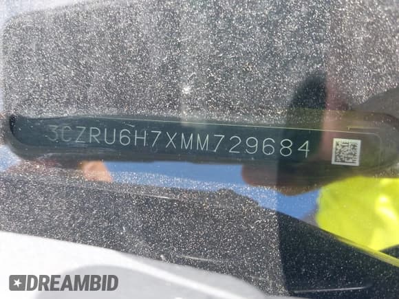 ✅ 2021 Honda HR-V EX-L • VIN: 3CZRU6H7XMM729684 • Lot: 43318386. Listed on IAAI with 42,628 mi. Free auction sales archive from the USA and detailed vehicle history report at DreamBid. Image 20.