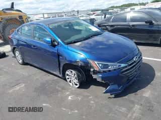 2020 Hyundai Elantra SE with VIN 5NPD74LF2LH510555, listed as a IAAI auction lot 43128247 with 58,696 mi miles and . Bid and sale history available at DreamBid. Image 1.