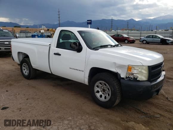 ✅ 2008 Chevrolet Silverado 1500 Work Truck • VIN: 1GCEC14X78Z103532 • Lot: 66151734. Listed on Copart with 163,424 mi. Free auction sales archive from the USA and detailed vehicle history report at DreamBid. Image 4.