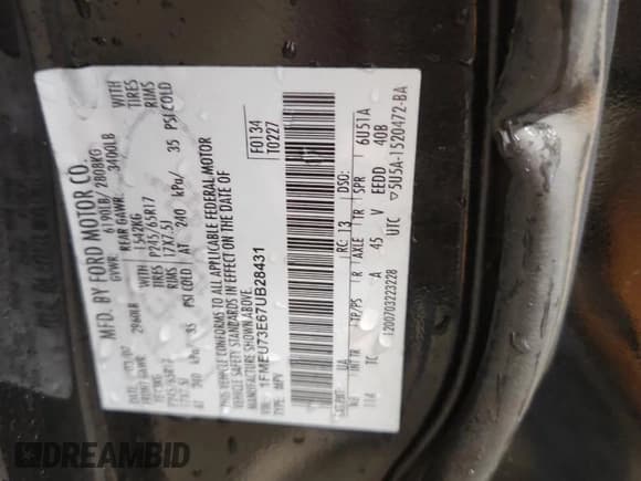 ✅ 2007 Ford Explorer XLT • VIN: 1FMEU73E67UB28431 • Lot: 91300235. Wystawiony na Copart z przebiegiem Nie podano. Bezpłatny archiwum sprzedaży aukcyjnych z USA i szczegółowy raport historii pojazdu na DreamBid. Zdjęcie 14.