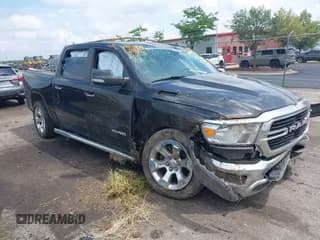 ✅ 2019 Ram 1500 Big Horn • VIN: 1C6RRFFG1KN796534 • Lot: 42624998. Listed on IAAI with 121,272 mi. Free auction sales archive from the USA and detailed vehicle history report at DreamBid. Image 1.