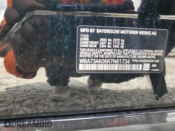 ✅ 2024 BMW 2 Series 228i xDrive • VIN: WBA73AK06R7N61734 • Lot: 81242715. Wystawiony na Copart z przebiegiem 12 581 mil. Bezpłatny archiwum sprzedaży aukcyjnych z USA i szczegółowy raport historii pojazdu na DreamBid. Zdjęcie 12.