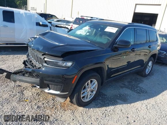 ✅ 2023 Jeep Grand Cherokee Laredo • VIN: 1C4RJJAG3P8856832 • Lot: 43250627. Listed on IAAI with 26,006 mi. Free auction sales archive from the USA and detailed vehicle history report at DreamBid. Image 2.