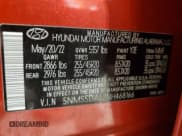 ✅ 2022 Hyundai Santa Fe Calligraphy • VIN: 5NMS5DAL2NH468166 • Lot: 93293385. Listed on Copart with 44,955 mi. Free auction sales archive from the USA and detailed vehicle history report at DreamBid. Image 13.