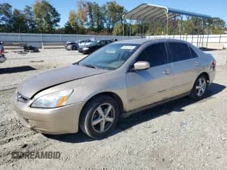 2005 Honda Accord LX with VIN 3HGCM56485G702614, listed as a Copart auction lot 86334185 with 160,469 mi miles and Salvage title. Bid and sale history available at DreamBid. Image 1.