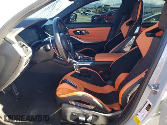 ✅ 2022 BMW M3 Competition • VIN: WBS33AY01NFL85175 • Lot: 41296244. Listed on Copart with 27,308 mi. Free auction sales archive from the USA and detailed vehicle history report at DreamBid. Image 7.