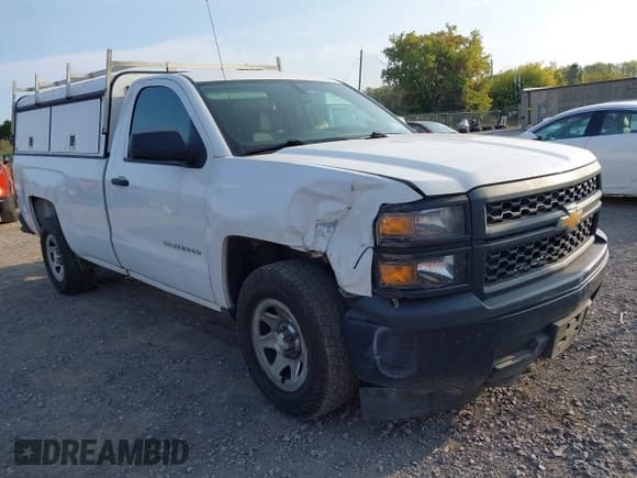 ✅ 2014 Chevrolet Silverado 1500 Work Truck • VIN: 1GCNCPEH2EZ380403 • Лот: 43257822. Опубликован ранее на IAAI с пробегом 169 115 миль. Бесплатный доступ к архиву аукционных продаж из США и подробный отчёт об истории автомобиля на DreamBid. Изображение 1.