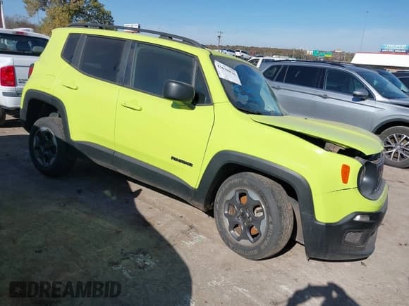 ✅ 2017 Jeep Renegade Sport • VIN: ZACCJBAB9HPF36666 • Лот: 43638836. Опубликован ранее на IAAI с пробегом 155 768 миль. Бесплатный доступ к архиву аукционных продаж из США и подробный отчёт об истории автомобиля на DreamBid. Изображение 1.