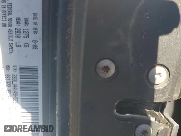 ✅ 2009 Dodge Challenger SE • VIN: 2B3LJ44V49H522034 • Lot: 48802725. Wystawiony na Copart z przebiegiem Nie podano. Bezpłatny archiwum sprzedaży aukcyjnych z USA i szczegółowy raport historii pojazdu na DreamBid. Zdjęcie 12.