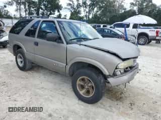 2004 Chevrolet Blazer LS with VIN 1GNCS18XX4K112546, listed as a Copart auction lot 75204314 with Not provided miles and Salvage title. Bid and sale history available at DreamBid. Image 4.