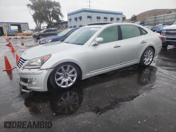 ✅ 2013 Hyundai Equus Signature • VIN: KMHGH4JH7DU059592 • Lot: 82469845. Listed on Copart with 99,044 mi. Free auction sales archive from the USA and detailed vehicle history report at DreamBid. Image 1.