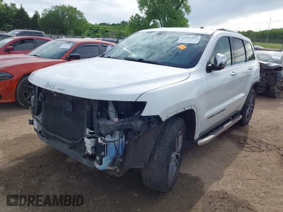 ✅ 2017 Jeep Grand Cherokee Limited • VIN: 1C4RJEBG4HC793440 • Lot: 42187890. Wystawiony na IAAI z przebiegiem 128 392 mil. Bezpłatny archiwum sprzedaży aukcyjnych z USA i szczegółowy raport historii pojazdu na DreamBid. Zdjęcie 2.