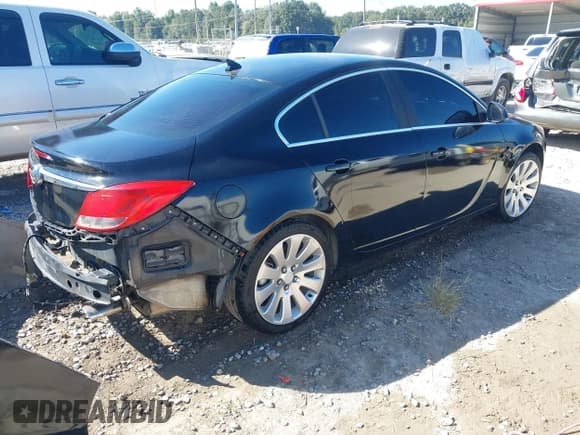 ✅ 2011 Buick Regal CXL Turbo TO7 • VIN: W04G15GV1B1054599 • Lot: 43451901. Listed on IAAI with 135,200 mi. Free auction sales archive from the USA and detailed vehicle history report at DreamBid. Image 4.