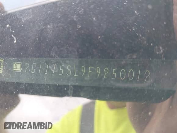 ✅ 2015 Chevrolet Impala LT • VIN: 2G1115SL9F9250012 • Lot: 43541432. Listed on IAAI with 214,312 mi. Free auction sales archive from the USA and detailed vehicle history report at DreamBid. Image 17.