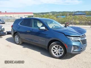 ✅ 2024 Chevrolet Equinox LT • VIN: 3GNAXUEGXRL248342 • Lot: 43196046. Listed on IAAI with 12,544 mi. Free auction sales archive from the USA and detailed vehicle history report at DreamBid. Image 1.