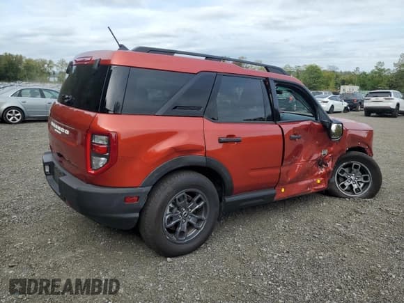 ✅ 2024 Ford Bronco Sport Big Bend • VIN: 3FMCR9B63RRF49953 • Lot: 82102085. Listed on Copart with 8,428 mi. Free auction sales archive from the USA and detailed vehicle history report at DreamBid. Image 3.