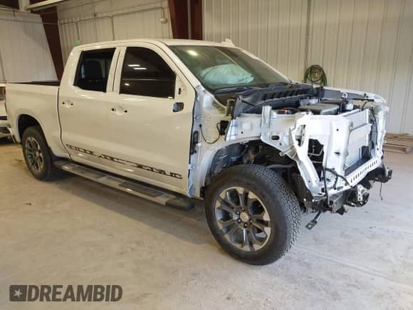 2024 Chevrolet Silverado 1500 High Country with VIN 1GCUDJED3RZ245620, listed as a IAAI auction lot 41969684 with 7,604 mi miles and . Bid and sale history available at DreamBid. Image 1.