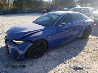 ✅ 2023 Lexus IS 350 F Sport • VIN: JTHGZ1B22P5063850 • Lot: 86829805. Listed on Copart with 23,960 mi. Free auction sales archive from the USA and detailed vehicle history report at DreamBid. Image 1.