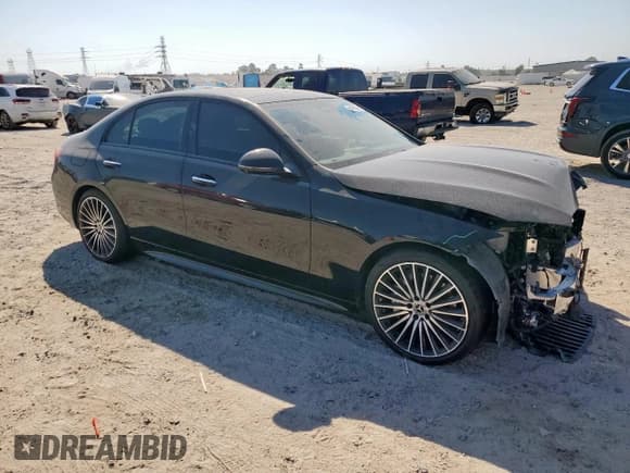 ✅ 2024 Mercedes-Benz C 300 • VIN: W1KAF4HB8RR155751 • Lot: 84188445. Listed on Copart with 15,297 mi. Free auction sales archive from the USA and detailed vehicle history report at DreamBid. Image 4.