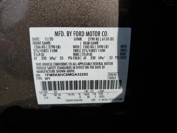 ✅ 2021 Ford Explorer Platinum • VIN: 1FM5K8HC8MGA32202 • Lot: 47875275. Listed on Copart with 62,640 mi. Free auction sales archive from the USA and detailed vehicle history report at DreamBid. Image 15.